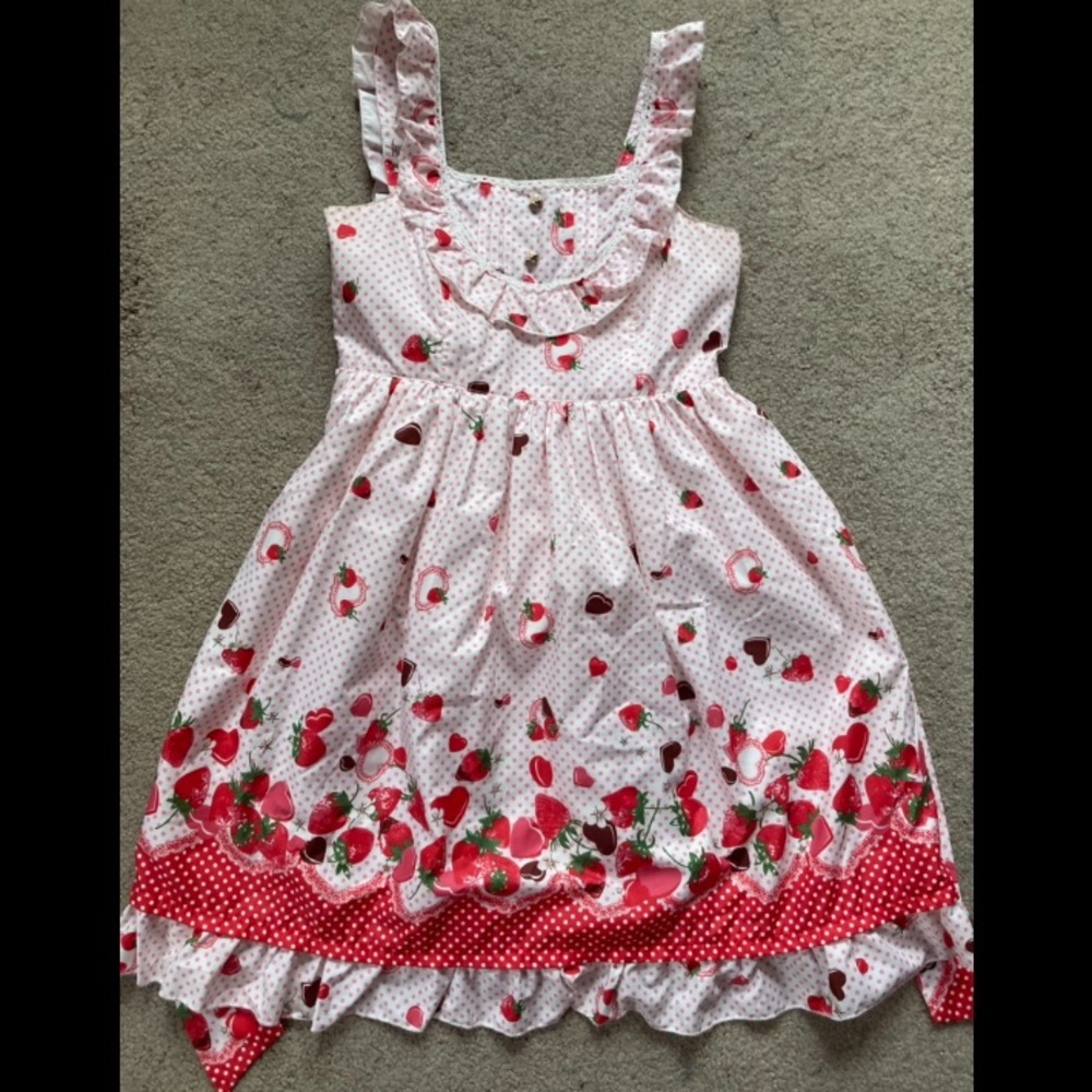 Diamond Honey Taobao Strawberry Sweet Lolita JSK Dress